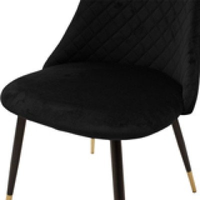 Καρέκλα Art Maison Andria - Black Gold (52x51x82εκ.) Καρέκλα Art Maison Andria - Black Gold (52x51x82εκ.)