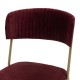 Καρέκλα Art Maison Algund - Burgundy (53x57x89εκ)