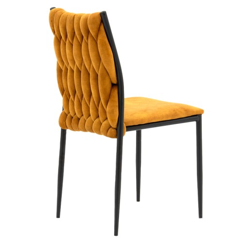 Καρέκλα Art Maison Alatri - Beige Gold (42x46x89εκ)