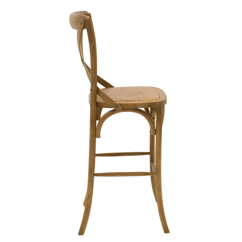 Σκαμπό μπαρ Art Maison Anoia - Rattan Walnut (45x52x116εκ) Σκαμπό μπαρ Art Maison Anoia - Rattan Walnut (45x52x116εκ)