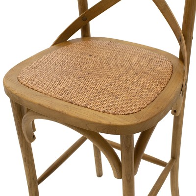 Σκαμπό μπαρ Art Maison Anoia - Rattan Walnut (45x52x116εκ) Σκαμπό μπαρ Art Maison Anoia - Rattan Walnut (45x52x116εκ)