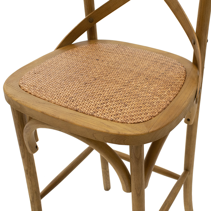 Σκαμπό μπαρ Art Maison Anoia - Rattan Walnut (45x52x116εκ) Σκαμπό μπαρ Art Maison Anoia - Rattan Walnut (45x52x116εκ)