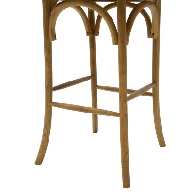 Σκαμπό μπαρ Art Maison Anoia - Rattan Walnut (45x52x116εκ) Σκαμπό μπαρ Art Maison Anoia - Rattan Walnut (45x52x116εκ)