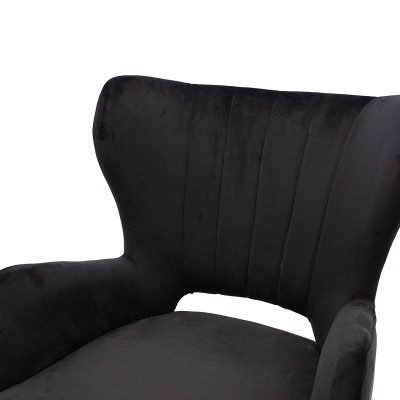 Πολυθρόνα - μπερζέρα Art Maison Carrollton - Black (65x74x90εκ.)