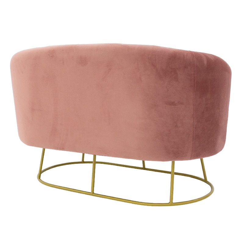 Καναπές διθέσιος Art Maison Cordova - Rotten Apple Gold (132x82x83εκ.)