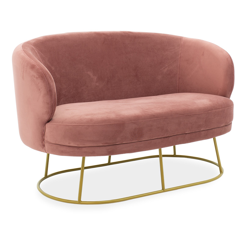 Καναπές διθέσιος Art Maison Cordova - Rotten Apple Gold (132x82x83εκ.)