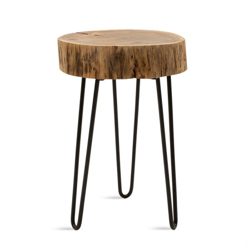 Βοηθητικό τραπέζι Art Maison Κάβα ντε Τίρενι - μασίφ ξύλο (32x30x47εκ)