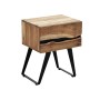 Κομοδίνο Art Maison Abriola - Walnut (45x35x56εκ)