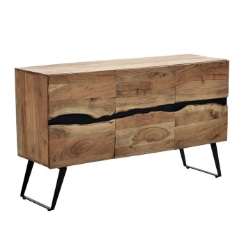 Μπουφές Art Maison Bridgeport - Natural Black (148x43.5x86εκ.)