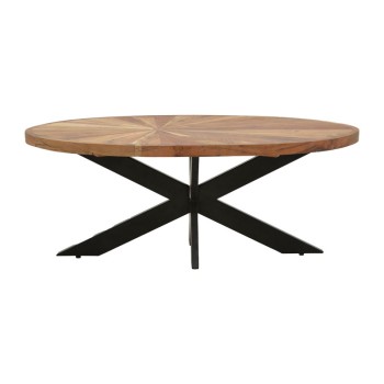 Τραπέζι τραπεζαρίας Art Maison Oakhurst - Natural Black (120x60x45εκ.)