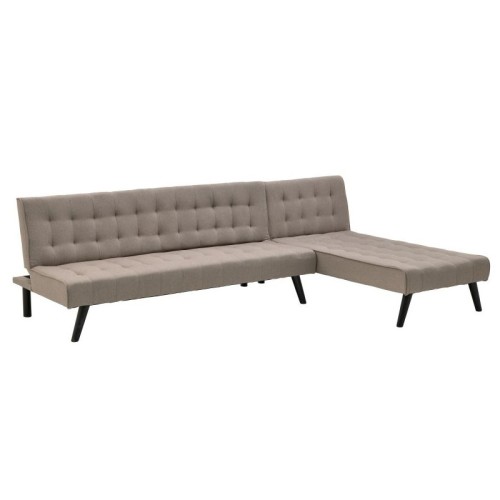 Γωνιακός καναπές κρεβάτι Art Maison Rossano - Beige (256x163x75εκ)