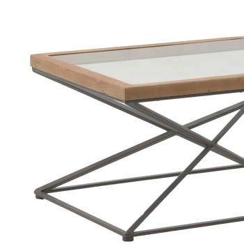 Τραπέζι σαλονιού Art Maison Oxnard - Natural Black (121x61x45εκ.)