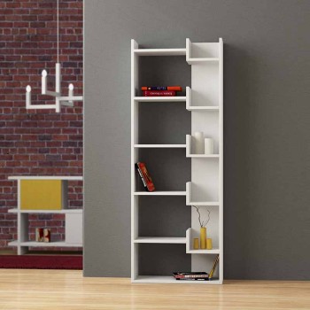 Βιβλιοθήκη Art Maison Como - White (61x22x162εκ)