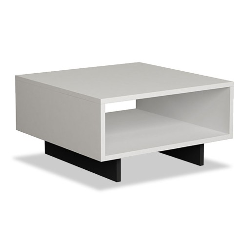 Τραπέζι σαλονιού Art Maison Monza - White Charcoal (60x60x32εκ)