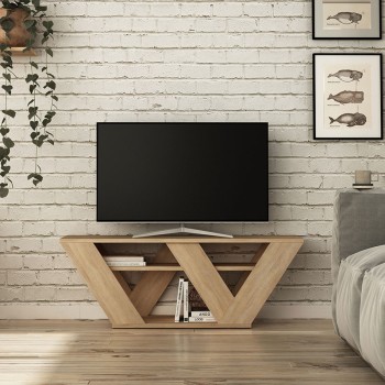 Έπιπλο τηλεόρασης Art Maison Ροβίγκο - Natural (110x30x40εκ)