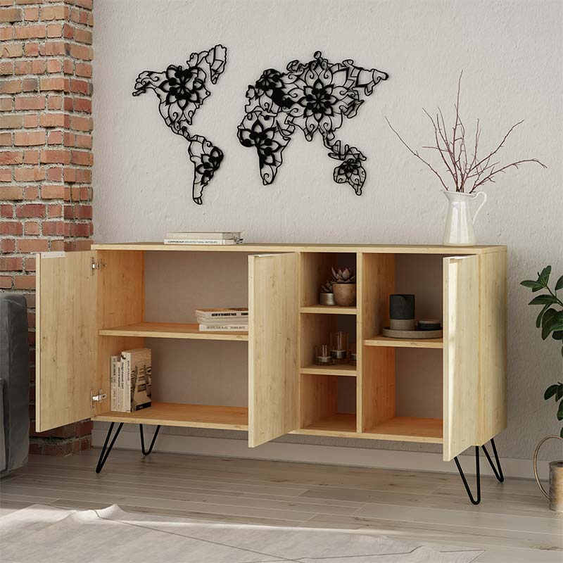 Μπουφές Art Maison Sanremo - Light Oak (142x35.5x83εκ) Μπουφές Art Maison Sanremo - Light Oak (142x35.5x83εκ)