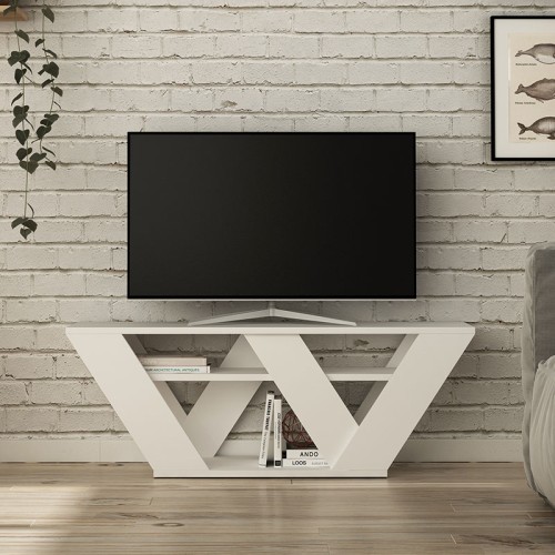 Έπιπλο τηλεόρασης Art Maison Ροβίγκο - White (110x30x40εκ)