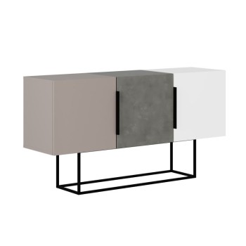 Μπουφές Art Maison Ancona - Gray Mocca White (150x42x79.5εκ )