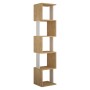 Βιβλιoθήκη Art Maison Lecce - Natural White (35x30x161εκ)