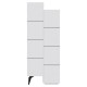 Έπιπλο Κουζίνας/Μπάνιου Art Maison Tuscany - White (62,2x37,4x155,4εκ.)