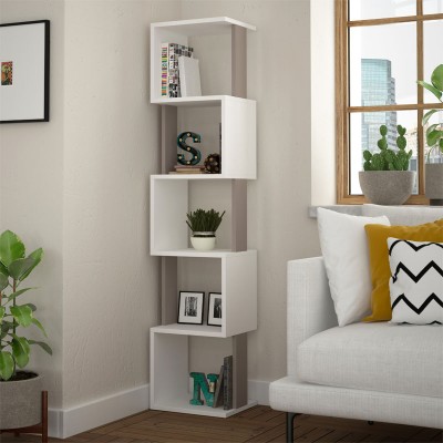 Βιβλιoθήκη Art Maison Lecce - White Mocca (35x30x161εκ) Βιβλιoθήκη Art Maison Lecce - White Mocca (35x30x161εκ)