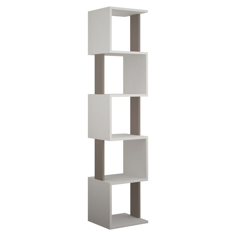 Βιβλιoθήκη Art Maison Lecce - White Mocca (35x30x161εκ) Βιβλιoθήκη Art Maison Lecce - White Mocca (35x30x161εκ)