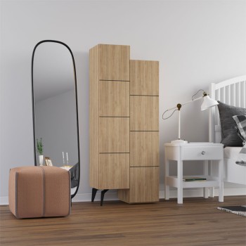 Έπιπλο Κουζίνας/Μπάνιου Art Maison Tuscany - Natural (62,2x37,4x155,4εκ.)