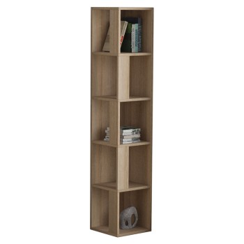 Βιβλιoθήκη Art Maison Lecce - Natural (31,5x31,5x159εκ)