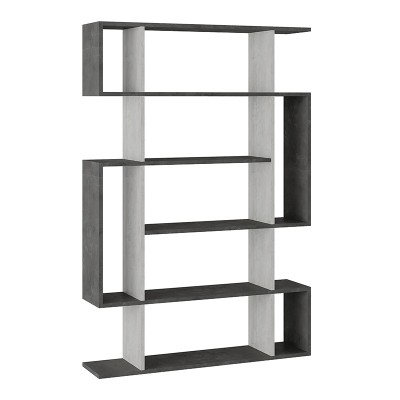 Βιβλιοθήκη Art Maison Guidonia - Gray White (108.5x25.5x161εκ) Βιβλιοθήκη Art Maison Guidonia - Gray White (108.5x25.5x161εκ)
