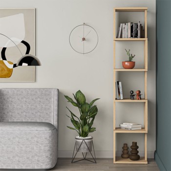 Βιβλιoθήκη Art Maison Lecce - Natural (35x30x161εκ)