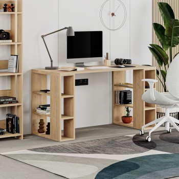 Γραφείο Art Maison Joltik σε oak απόχρωση 140x60x75εκ