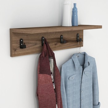 Κρεμάστρα Art Maison Aversa - Walnut (60x16x14,5εκ.)