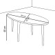 Τραπέζι σαλονιού Art Maison Μάσσα - Sonoma Brown (90x45x40εκ)