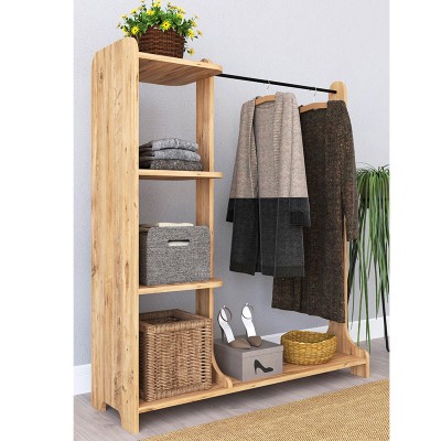 Έπιπλο εισόδου Art Maison Κιάβαρι - Walnut (106x35x128εκ)