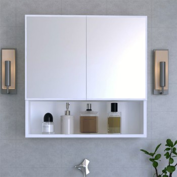 Καθρέπτης μπάνιου Art Maison Amandola - White (70x17x70εκ)