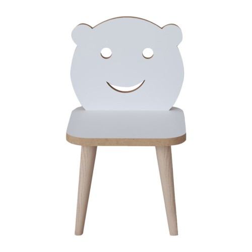 Παιδική καρέκλα Art Maison Airole - White (30x30x52εκ)