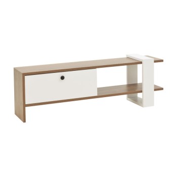 Έπιπλο τηλεόρασης Art Maison Wofford - Walnut White (120x25x37εκ.)