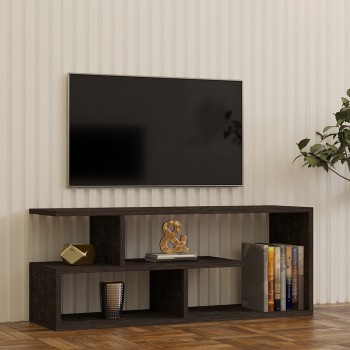Έπιπλο τηλεόρασης Art Maison Parma - Black Charcoal (100x29,5x40εκ.)