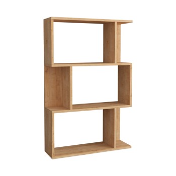 Βιβλιοθήκη Art Maison Masako σε oak απόχρωση  72x22x108εκ