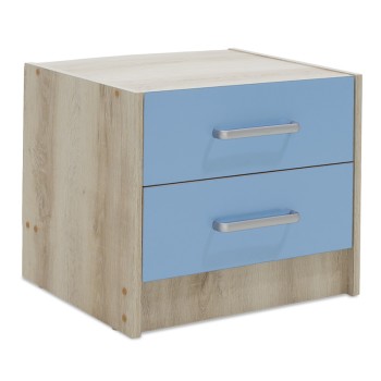 Κομοδίνο παιδικό Art Maison Klamath - Natural Blue (47,5x40,5x40,5εκ.)