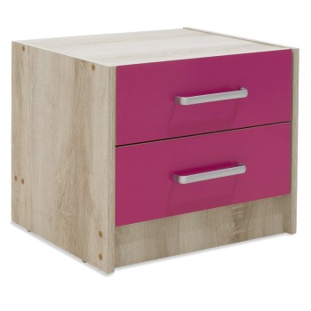 Κομοδίνο παιδικό Art Maison Klamath - Natural Pink (47,5x40,5x40,5εκ.)