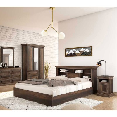 Κρεβάτι Art Maison Πίζα - Walnut (Για στρώμα 160x200εκ) Κρεβάτι Art Maison Πίζα - Walnut (Για στρώμα 160x200εκ)