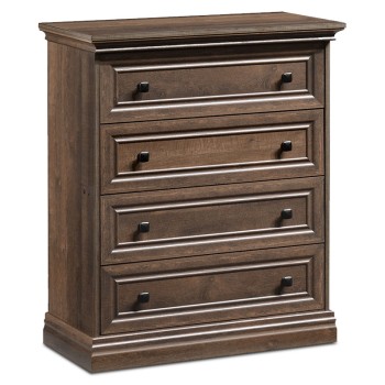 Συρταριέρα με 4 συρτάρια Art Maison Πίζα - Walnut (80x40x96εκ)