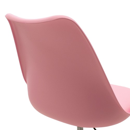 Καρέκλα γραφείου Art Maison Greco - Pink (48x57x80-93εκ)