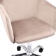 Καρέκλα γραφείου Art Maison Caserta - Pink (55x54x80-94εκ)