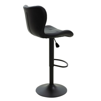 Σκαμπό μπαρ Art Maison Trapani - Black (46x47x90-111εκ.)