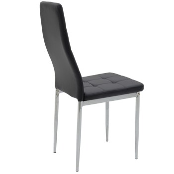 Καρέκλα τραπεζαρίας Art Maison Riverdale - Black (41x46x97εκ.)
