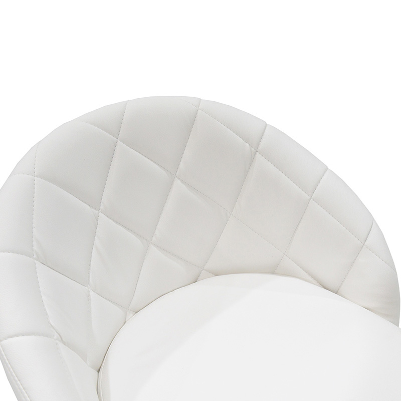 Σκαμπό μπαρ Art Maison Potenza - White Silver (52x53x109εκ.)