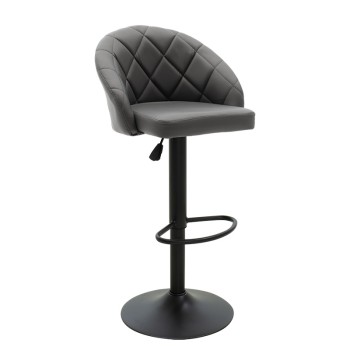 Σκαμπό μπαρ Art Maison Potenza - Black (52x53x109εκ.)