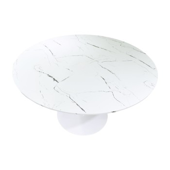 Τραπέζι Art Maison Velletri - White (Φ120x75εκ)